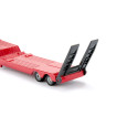 Camión MAN con apisonadora Siku a escala 1:87, juguete de metal y plástico para construcción