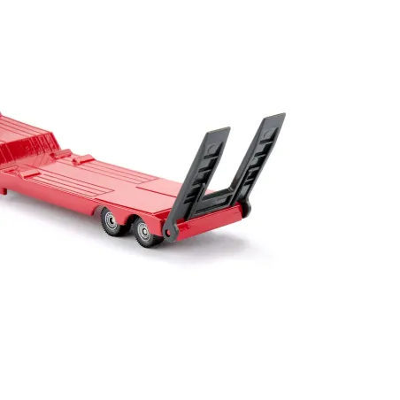 Camión MAN con apisonadora Siku a escala 1:87, juguete de metal y plástico para construcción