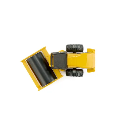 Camión MAN con apisonadora Siku a escala 1:87, juguete de metal y plástico para construcción