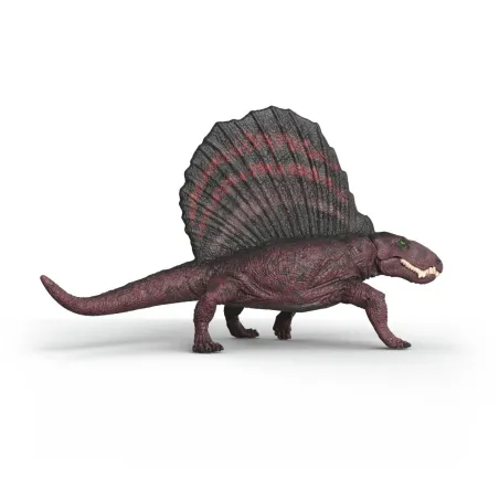 Figura realista de Dimetrodon de Schleich pintada a mano para coleccionistas y juego educativo.