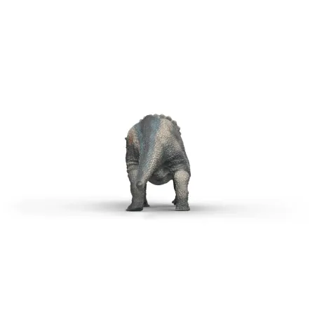 Figura realista de dinosaurio Triceratops de Schleich pintada a mano para juego educativo y coleccionistas.