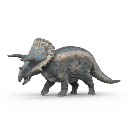 Figura de Triceratops de Schleich realista y pintada a mano para juego educativo y coleccionistas.