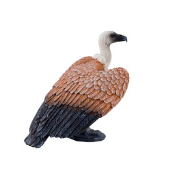 Figura realista de buitre leonado pintada a mano para coleccionistas y amantes de las aves.