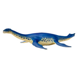 Figura detallada de Cryptoclidus pintada a mano, réplica realista del reptil marino prehistórico del Jurásico.