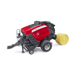 Empacadora de balas redondas Massey Ferguson RB 4180V de juguete compatible con tractores Bruder