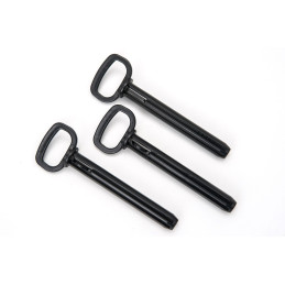 Set de 3 bollos de sujeción de plástico de alta resistencia para tractores infantiles Rolly Toys.