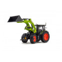 Tractor miniatura CLAAS Axos 3.95 con cargador frontal FL100 para coleccionistas de maquinaria agrícola.