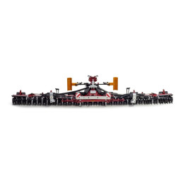 Miniatura de metal a escala 1:32 del inyector agrícola Vredo ZB4 12m DUO-V Edición Limitada.