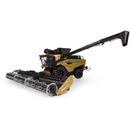 Réplica en metal a escala 1:32 de la cosechadora New Holland CR11 Edición Oro para coleccionistas.