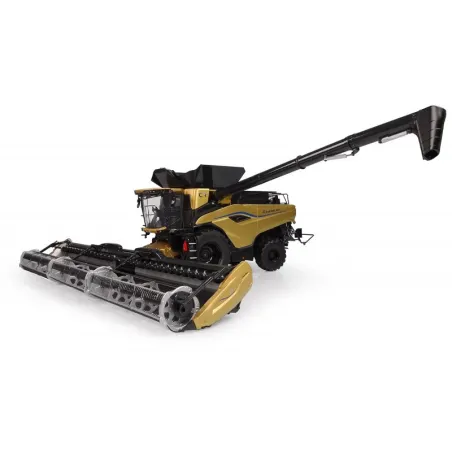 Réplica en metal a escala 1:32 de la cosechadora New Holland CR11 Edición Oro para coleccionistas.
