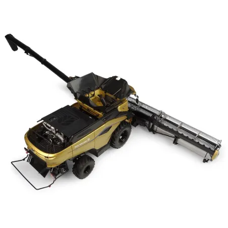 Réplica a escala 1:32 de la cosechadora New Holland CR11 Edición Oro en metal para coleccionistas.