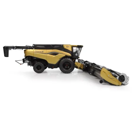 Réplica a escala 1:32 de la cosechadora New Holland CR11 Edición Oro en metal para coleccionistas.