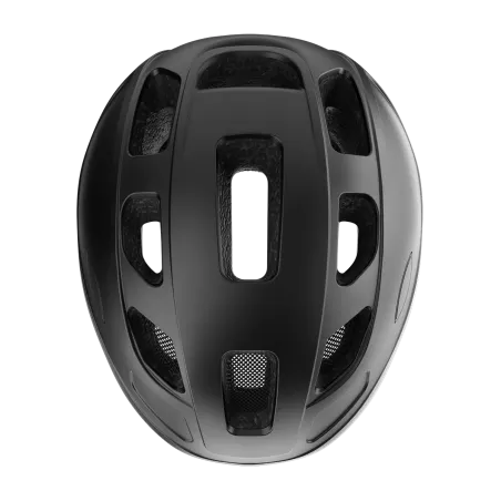 Casco de ciclismo BERG talla M con ventilación, red anti-insectos y detalles reflectantes para seguridad vial.