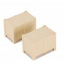 2 cajas con tapa
