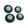 Ruedas neumaticas 2 x 260, 2 x 325x110