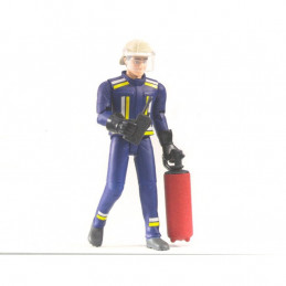 Bombero con accesorios - escala 1:16