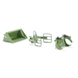 Un conjunto de herramientas cargador Bressel y verde Lade