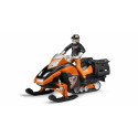 Snowmobil con conductor - escala 1:16