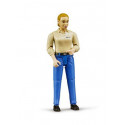 Blanca pantalón jeans - escala 1:16