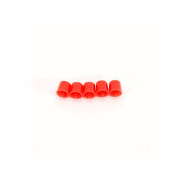 5 luces de advertencia de color rojo