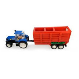 NEW HOLLAND con remolque autocargador