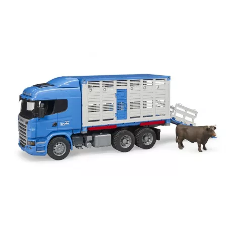 Scania R-Serie - LKW transporte de ganado con buey - escala 1:16