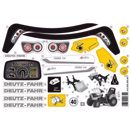 Pegatina Agrotron 7250 TTV