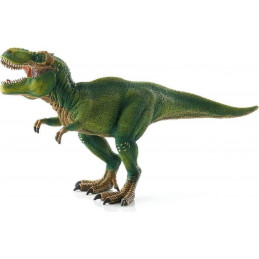 Figura de Tiranosaurio Rex de Schleich, juguete detallado y realista del dinosaurio depredador jurásico.