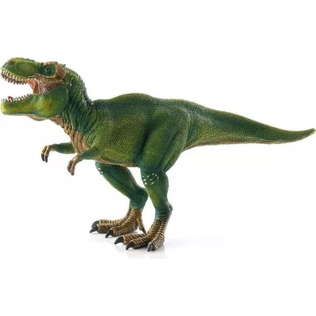 Figura de Tiranosaurio Rex de Schleich, juguete detallado y realista del dinosaurio depredador jurásico.