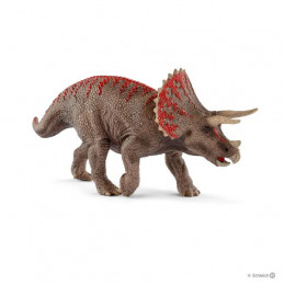 Figura de dinosaurio Triceratops de juguete Schleich pintada a mano