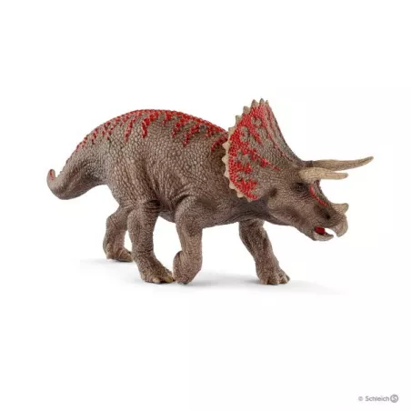 Figura de dinosaurio Triceratops de juguete Schleich pintada a mano