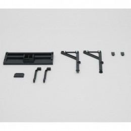 Portón trasero automático de juguete para remolques Bruder, accesorio de plástico resistente.