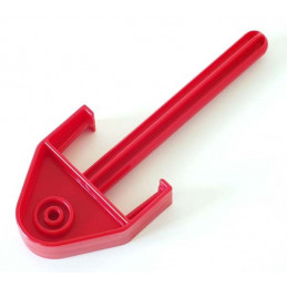 Pasador de acoplamiento de plástico resistente para tractores de pedales y remolques Rolly Toys.
