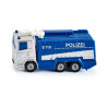 Camión agua de la policía