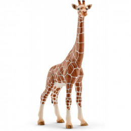 Figura realista de jirafa hembra Schleich para colección y juego educativo.