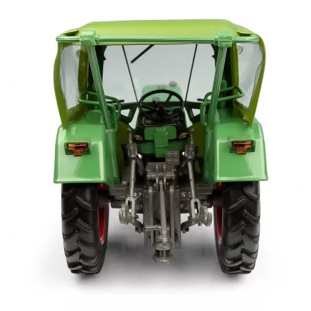 Réplica a escala 1:32 de metal del tractor clásico Fendt Farmer 5S con cabina Peko y diseño 2WD.