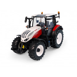 Réplica a escala 1:32 del tractor de metal Steyr Expert 4130 CVT de Universal Hobbies para coleccionistas.