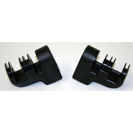 Soporte negro de plástico de alta resistencia para pala de tractor de juguete Rolly Toys X-Trac Premium.