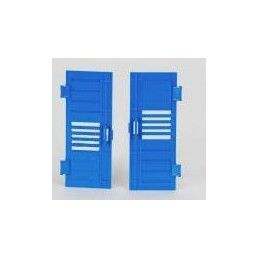 Puertas laterales de plástico a escala 1:16 para vehículos de juguete Bruder.