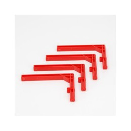 Contenedor de juguete de 4 patas escala 1:16 compatible con vehículos Bruder para obras de construcción.