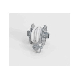 Cabrestante con tubo de juguete escala 1:16 compatible con vehículos Bruder para maniobras de arrastre.