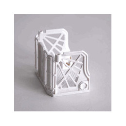 Cuchara de juguete Bruder escala 1:16, accesorio para vehículos de construcción y cargadoras.
