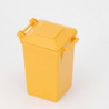 Cubo basura amarillo
