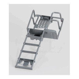 Escalera de plástico escala 1:16 para camión hormigonera de juguete Bruder.