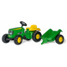 John Deere con remolque