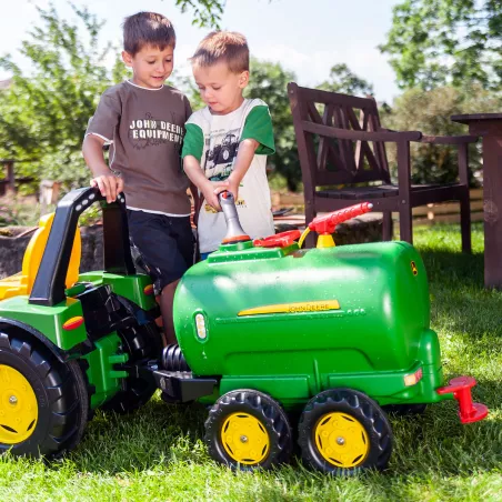 Cisterna John Deere 2 ejes para tractor a pedales