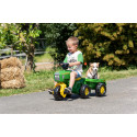 Triciclo con remolque John Deere a pedales