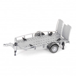 Remolque de juguete Bruder a escala 1:16, accesorio para tractores de granja infantiles.