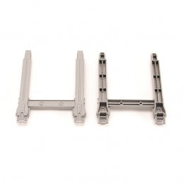 Set de 2 estacas de plástico de alta resistencia para camión de juguete Bruder a escala 1:16.