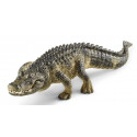 Figura de juguete realista de caimán Schleich pintada a mano